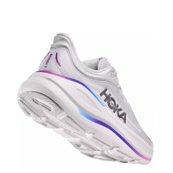 Hoka Women's Silver and Purple Athletic Shoes - Picture 3 of 6
